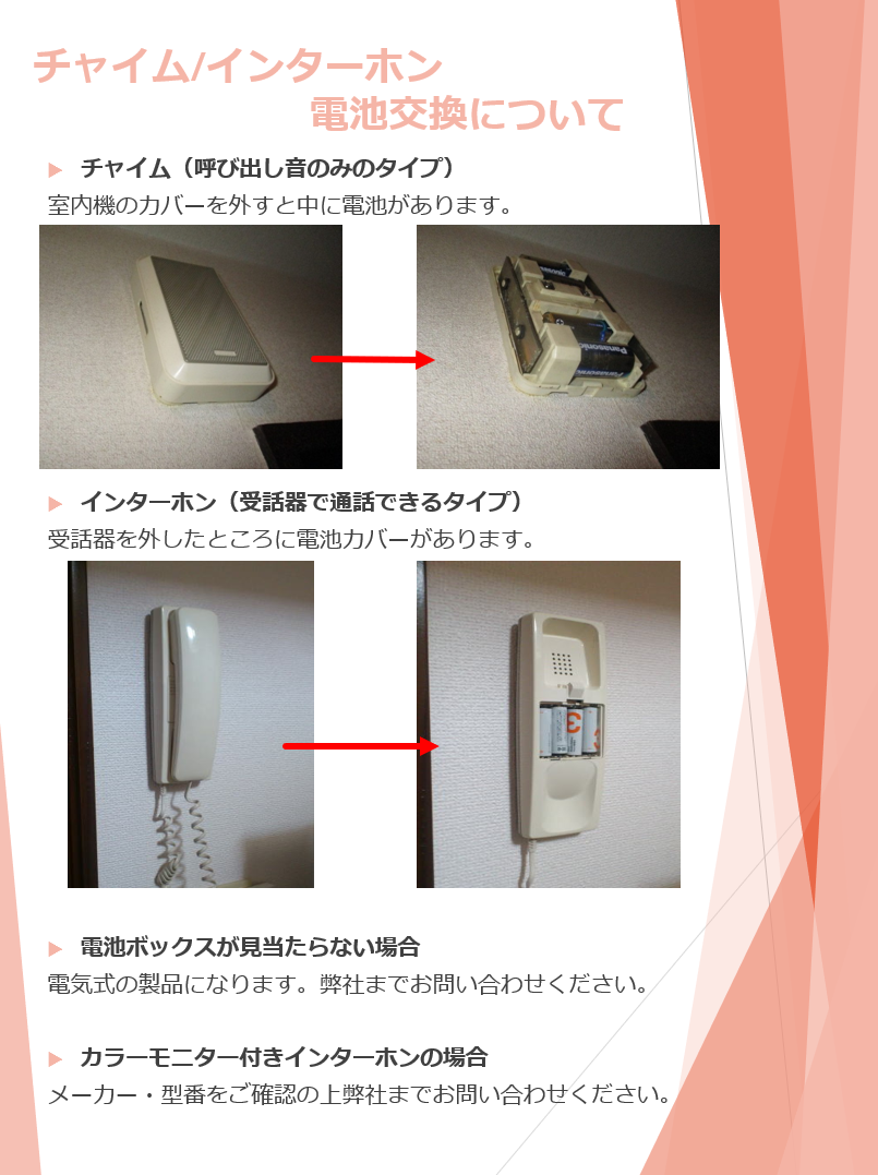 インターホンの音が鳴らない 住まいのトラブルq A 株式会社アミックス